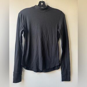 lululemon athletica Black Long Sleeve Tee